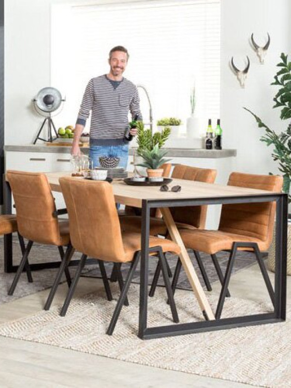 Стол обеденный в стиле лофт GES-274 купить Стол обеденный в стиле лофт GES-274